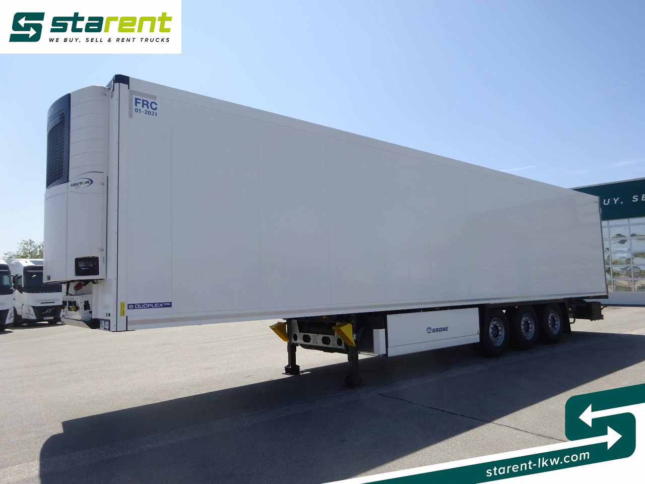 Krone Thermotrailer Carrier Vector 1550, Zurrleisten - סמיטריילר בתיבה סגורה: תמונה 1 Krone Thermotrailer Carrier Vector 1550, Zurrleisten - סמיטריילר בתיבה סגורה: תמונה 1