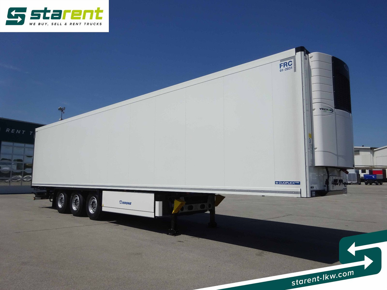 Krone Thermotrailer Carrier Vector 1550, Zurrleisten - סמיטריילר עם קירור: תמונה 3 Krone Thermotrailer Carrier Vector 1550, Zurrleisten - סמיטריילר עם קירור: תמונה 3