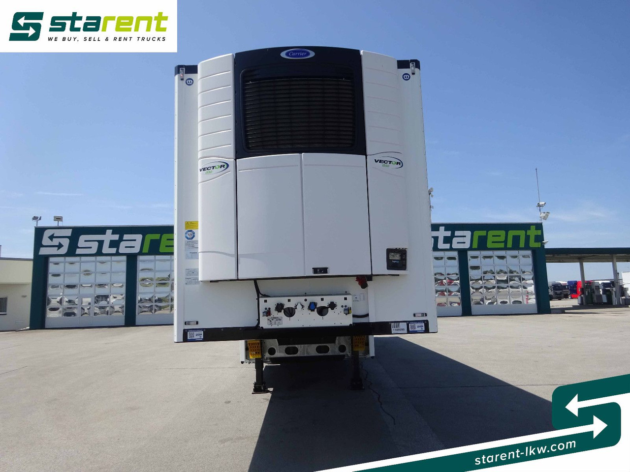 Krone Thermotrailer Carrier Vector 1550, Zurrleisten - סמיטריילר עם קירור: תמונה 2 Krone Thermotrailer Carrier Vector 1550, Zurrleisten - סמיטריילר עם קירור: תמונה 2