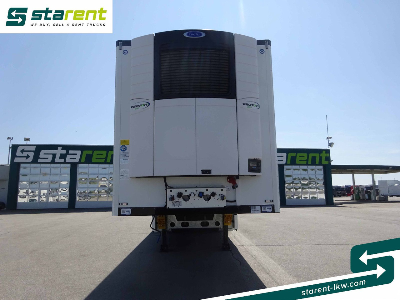 Krone Tiefkühler Carrier Vector 1550, Liftachse - סמיטריילר בתיבה סגורה: תמונה 2 Krone Tiefkühler Carrier Vector 1550, Liftachse - סמיטריילר בתיבה סגורה: תמונה 2