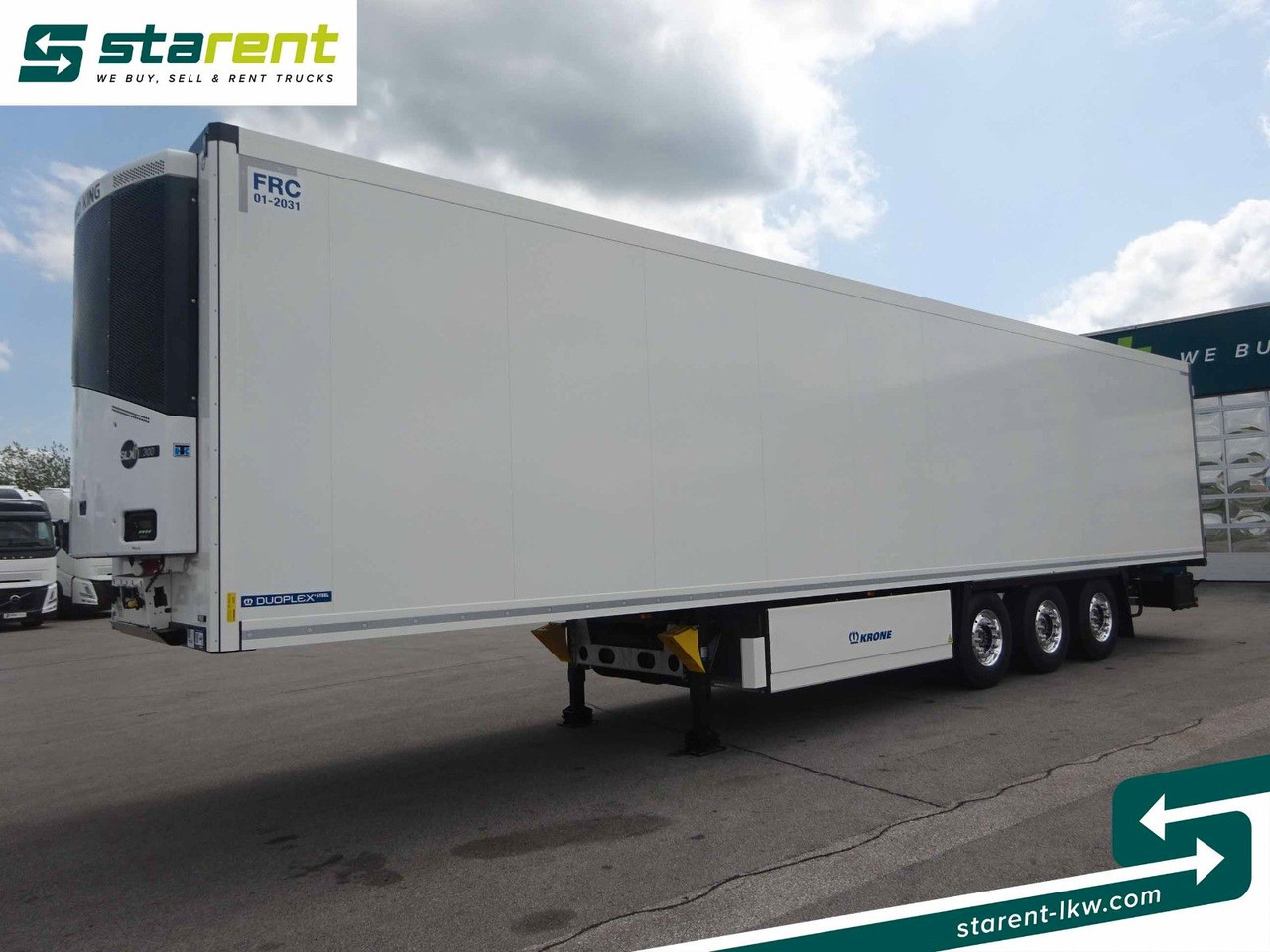 Krone Tiefkühler TK SLXi300 Doppelstock Blumenbreit - סמיטריילר בתיבה סגורה: תמונה 1 Krone Tiefkühler TK SLXi300 Doppelstock Blumenbreit - סמיטריילר בתיבה סגורה: תמונה 1