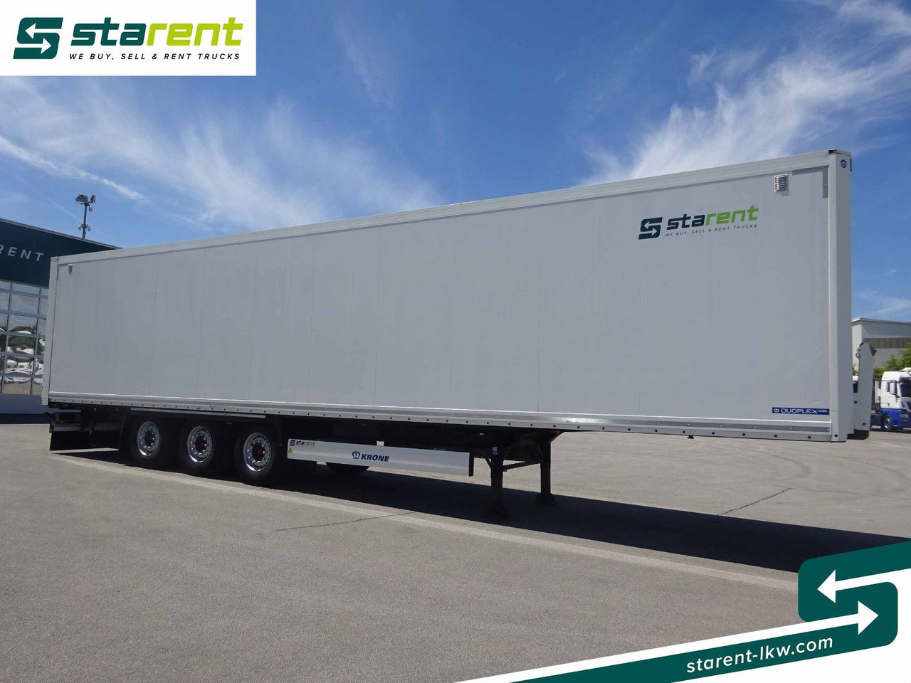 Krone Trockenfrachtkoffer, Doppelstock, Liftachse, SAF - סמיטריילר בתיבה סגורה: תמונה 3 Krone Trockenfrachtkoffer, Doppelstock, Liftachse, SAF - סמיטריילר בתיבה סגורה: תמונה 3
