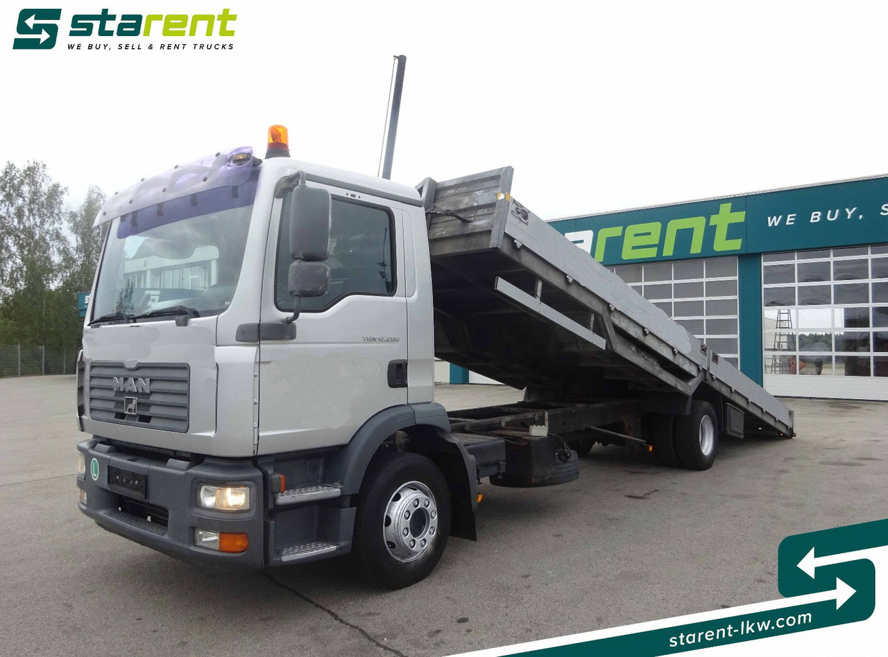 MAN TGM 12.280, Fahrzeugtransporter, kippbar - משאית הובלה אוטומטית: תמונה 1 MAN TGM 12.280, Fahrzeugtransporter, kippbar - משאית הובלה אוטומטית: תמונה 1
