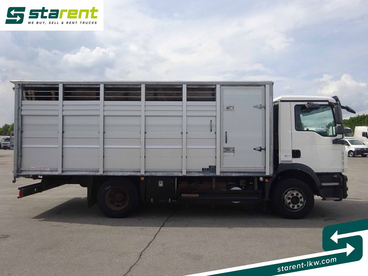 MAN TGM 15.290 Viehtransporter, Scheuwimmer Aufbau - משאית סוסים: תמונה 4 MAN TGM 15.290 Viehtransporter, Scheuwimmer Aufbau - משאית סוסים: תמונה 4