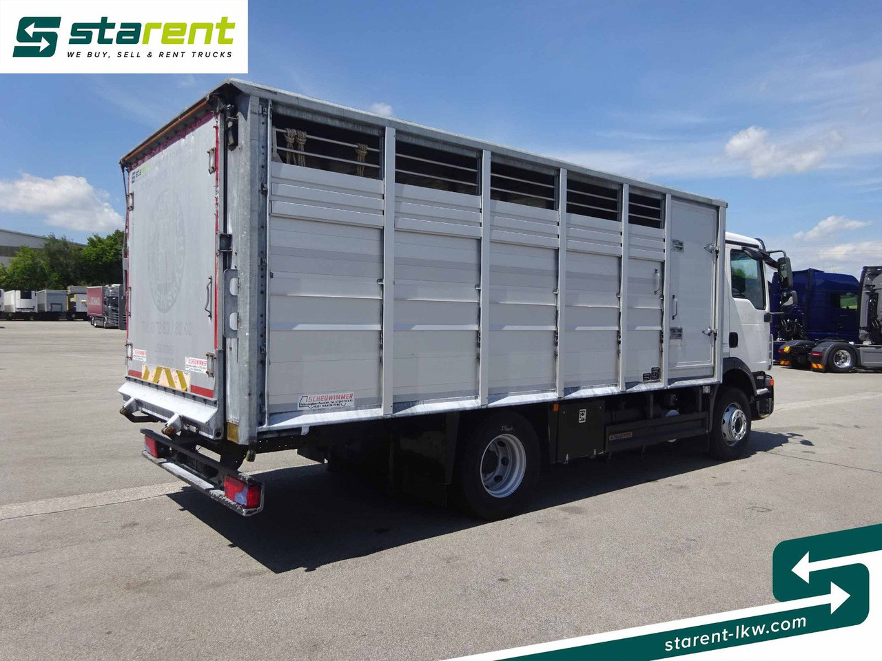 MAN TGM 15.290 Viehtransporter, Scheuwimmer Aufbau - משאית סוסים: תמונה 5 MAN TGM 15.290 Viehtransporter, Scheuwimmer Aufbau - משאית סוסים: תמונה 5