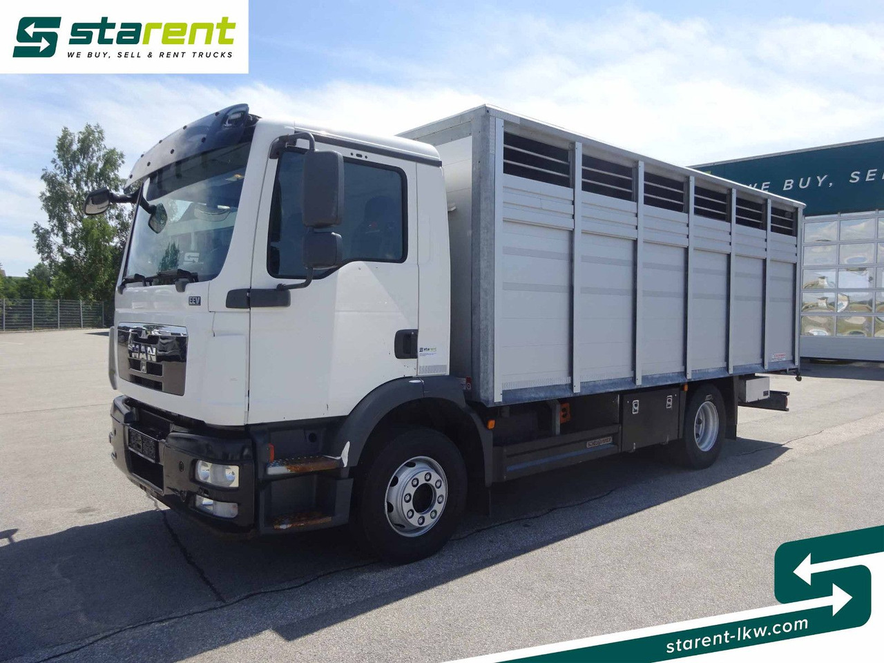 MAN TGM 15.290 Viehtransporter, Scheuwimmer Aufbau - משאית סוסים: תמונה 1 MAN TGM 15.290 Viehtransporter, Scheuwimmer Aufbau - משאית סוסים: תמונה 1