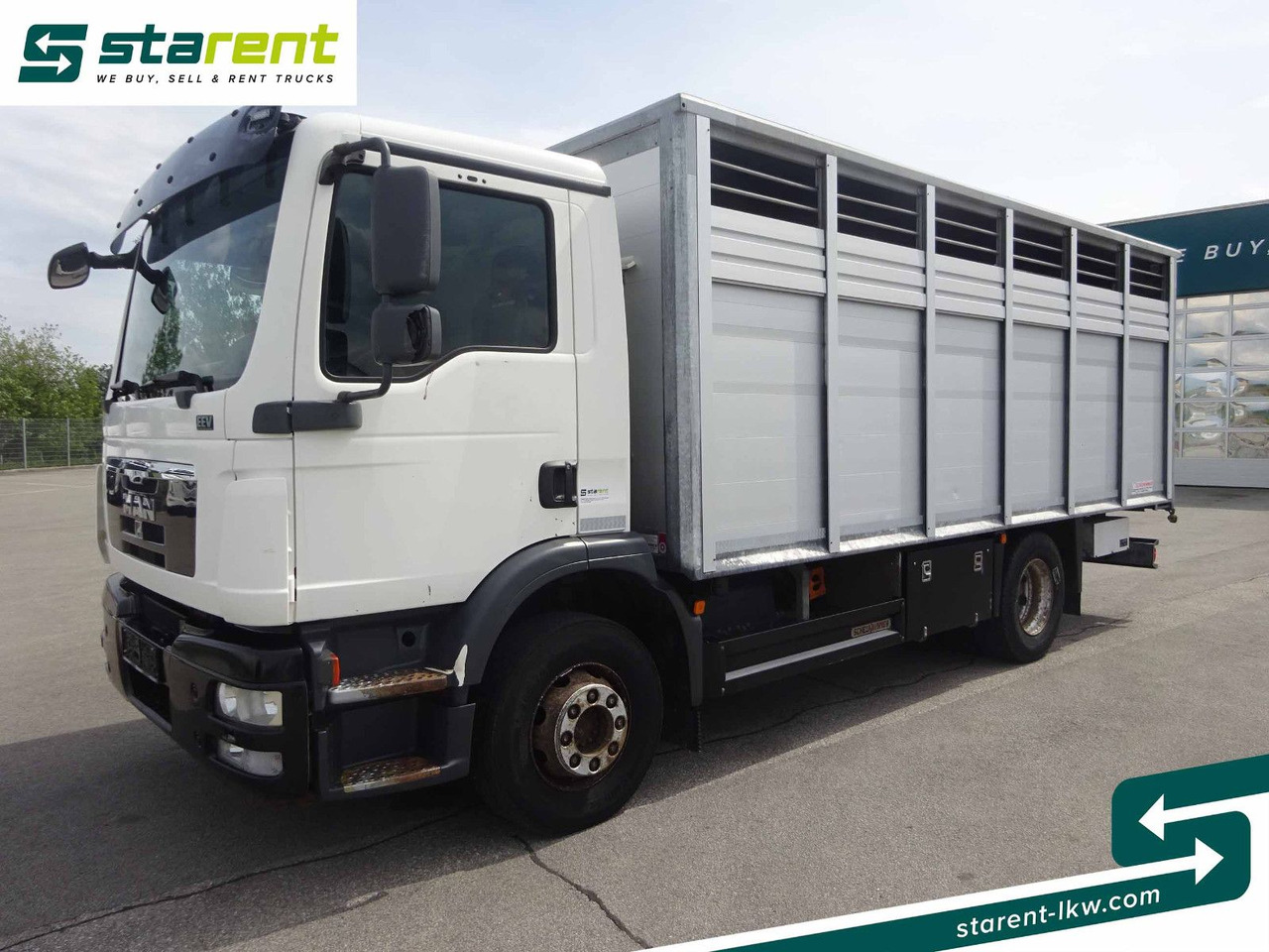 MAN TGM 15.290 Viehtransporter, Scheuwimmer Aufbau - משאית סוסים: תמונה 1 MAN TGM 15.290 Viehtransporter, Scheuwimmer Aufbau - משאית סוסים: תמונה 1