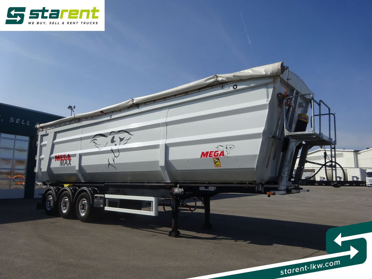 MEGA Max Schrottmulde, 60m3, Liftachse - סמיטריילר עם מזהיר: תמונה 3 MEGA Max Schrottmulde, 60m3, Liftachse - סמיטריילר עם מזהיר: תמונה 3