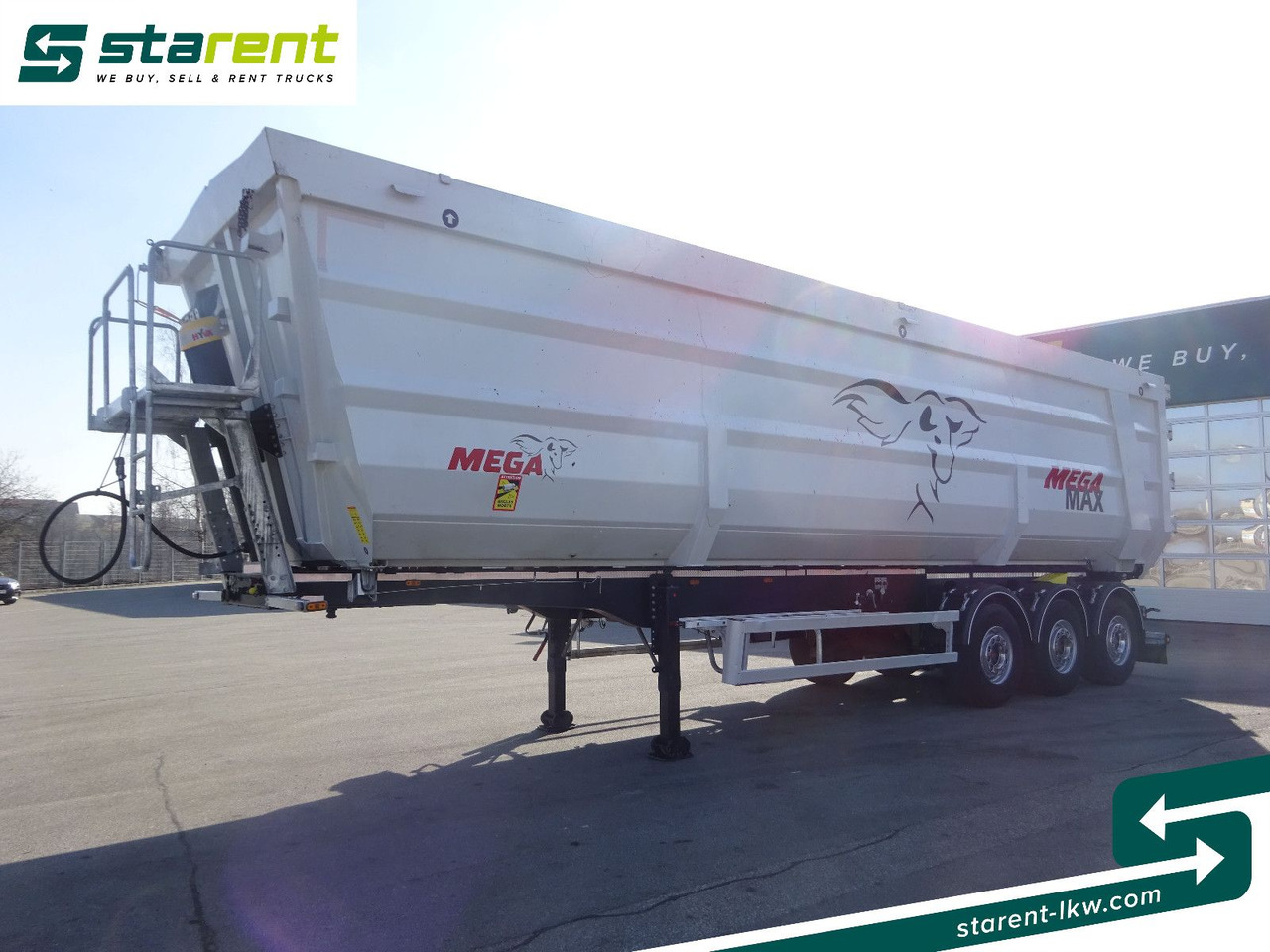 MEGA Max Schrottmulde, 60m3, Liftachse - סמיטריילר עם מזהיר: תמונה 1 MEGA Max Schrottmulde, 60m3, Liftachse - סמיטריילר עם מזהיר: תמונה 1