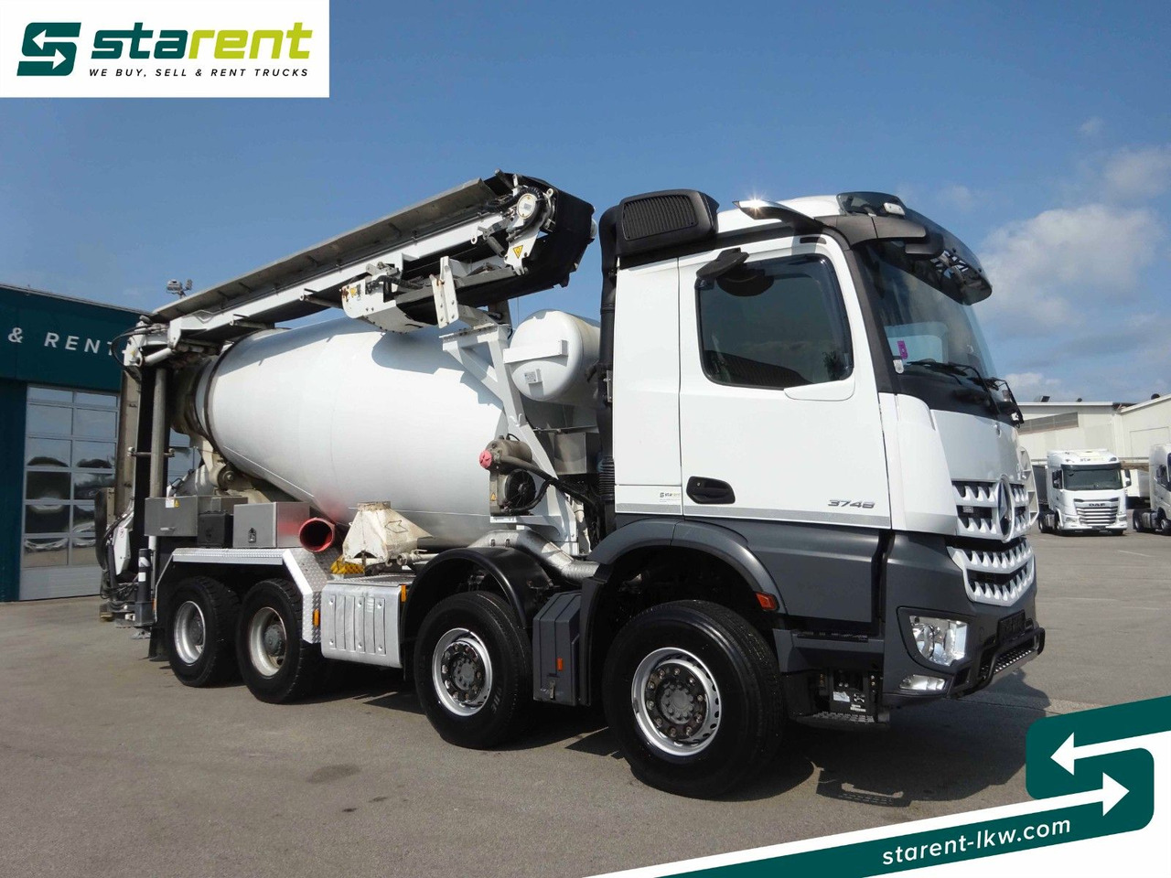 Mercedes-Benz Arocs 3748 8x4 Liebherr Betonmischer + Förderb. - משאית מערבלת בטון: תמונה 3 Mercedes-Benz Arocs 3748 8x4 Liebherr Betonmischer + Förderb. - משאית מערבלת בטון: תמונה 3