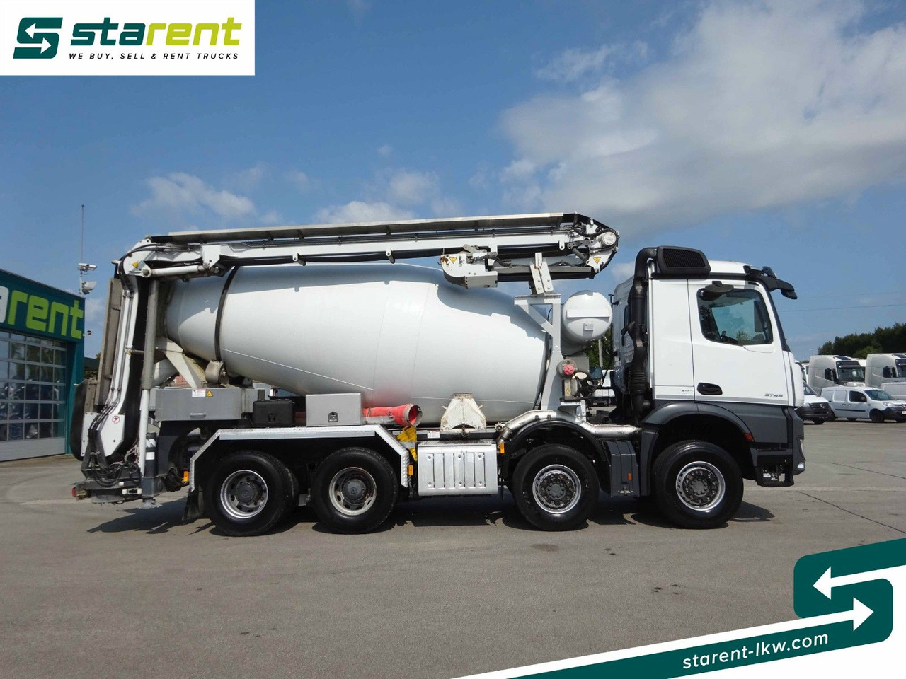 Mercedes-Benz Arocs 3748 8x4 Liebherr Betonmischer + Förderb. - משאית מערבלת בטון: תמונה 4 Mercedes-Benz Arocs 3748 8x4 Liebherr Betonmischer + Förderb. - משאית מערבלת בטון: תמונה 4