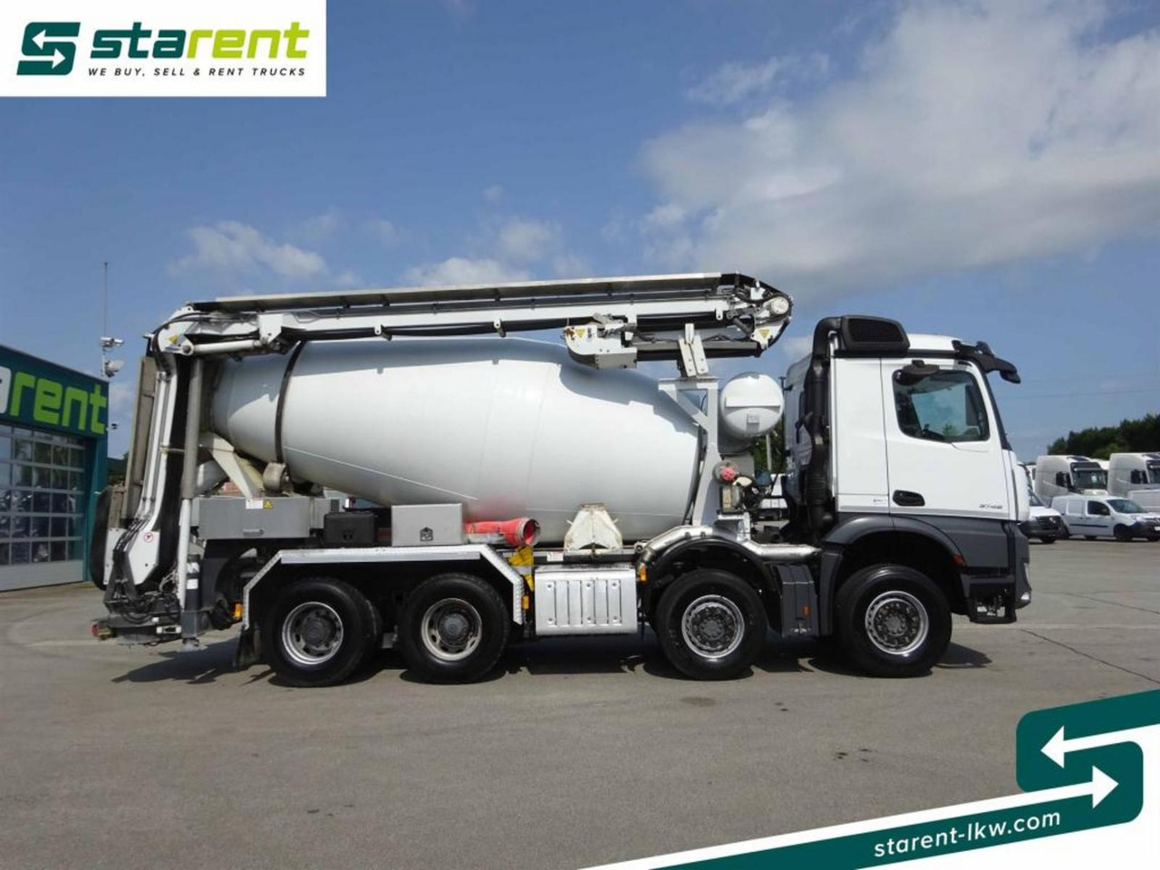 Mercedes Benz Arocs 3748 8x4 Liebherr Betonmischer + Förderband - משאית מערבלת בטון: תמונה 4 Mercedes Benz Arocs 3748 8x4 Liebherr Betonmischer + Förderband - משאית מערבלת בטון: תמונה 4