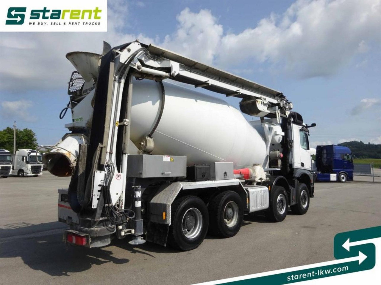 Mercedes Benz Arocs 3748 8x4 Liebherr Betonmischer + Förderband - משאית מערבלת בטון: תמונה 5 Mercedes Benz Arocs 3748 8x4 Liebherr Betonmischer + Förderband - משאית מערבלת בטון: תמונה 5