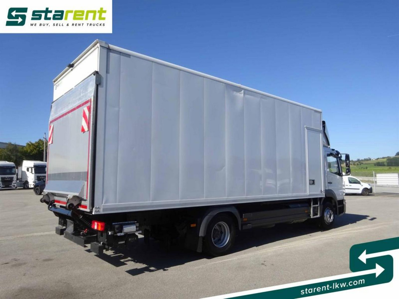 Mercedes Benz Atego 1227 Koffer Ladebordwand 1500 Kg Seitentür - משאית תיבה: תמונה 5 Mercedes Benz Atego 1227 Koffer Ladebordwand 1500 Kg Seitentür - משאית תיבה: תמונה 5