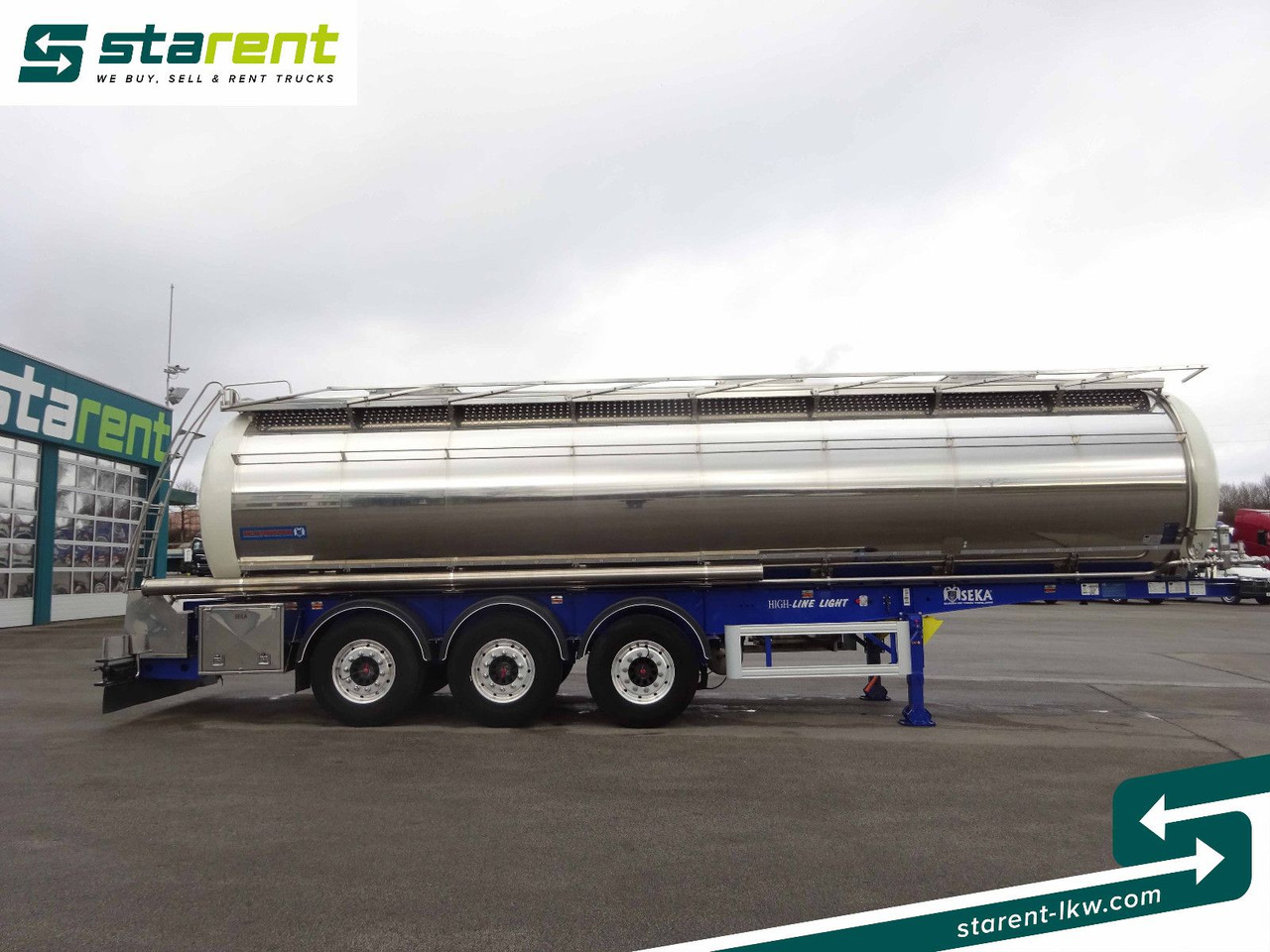 SEKA Lebensmitteltank, 31.000L, Liftachse, Alufelgen - סמיטריילר מכל: תמונה 4 SEKA Lebensmitteltank, 31.000L, Liftachse, Alufelgen - סמיטריילר מכל: תמונה 4