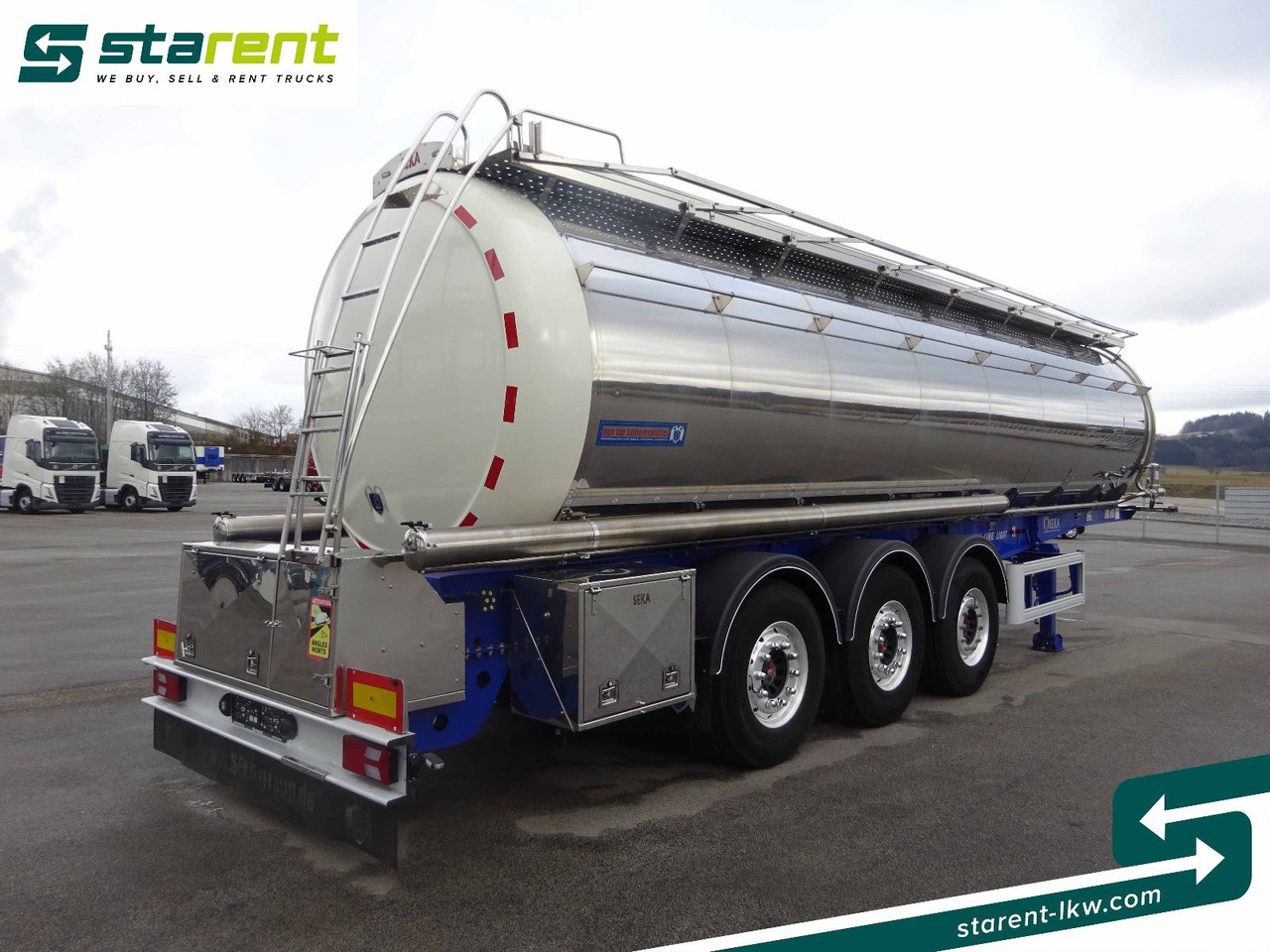 SEKA Lebensmitteltank, 31.000L, Liftachse, Alufelgen - סמיטריילר מכל: תמונה 5 SEKA Lebensmitteltank, 31.000L, Liftachse, Alufelgen - סמיטריילר מכל: תמונה 5