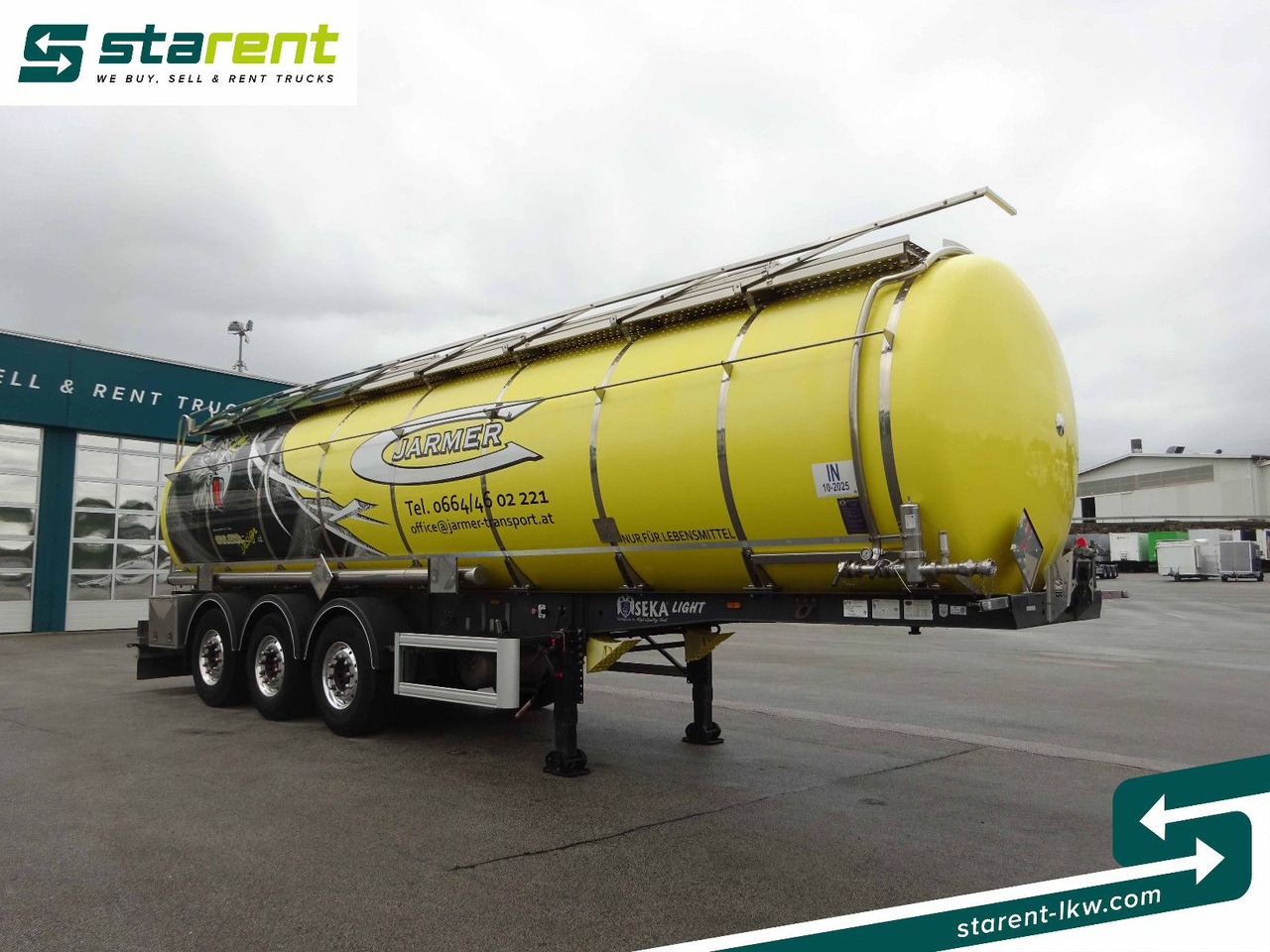 SEKA Lebensmitteltank, ADR, 33.000L, Liftachse - סמיטריילר מכל: תמונה 3 SEKA Lebensmitteltank, ADR, 33.000L, Liftachse - סמיטריילר מכל: תמונה 3