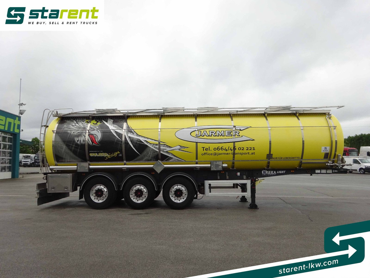 SEKA Lebensmitteltank, ADR, 33.000L, Liftachse - סמיטריילר מכל: תמונה 4 SEKA Lebensmitteltank, ADR, 33.000L, Liftachse - סמיטריילר מכל: תמונה 4