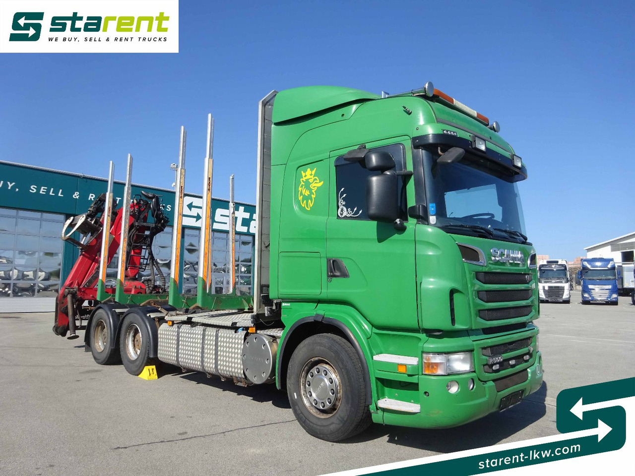 Scania R500 V8 6x4 Holzaufbau mit Kran, MOTORPROBLEM - משאית עץ, משאית מנוף: תמונה 3 Scania R500 V8 6x4 Holzaufbau mit Kran, MOTORPROBLEM - משאית עץ, משאית מנוף: תמונה 3