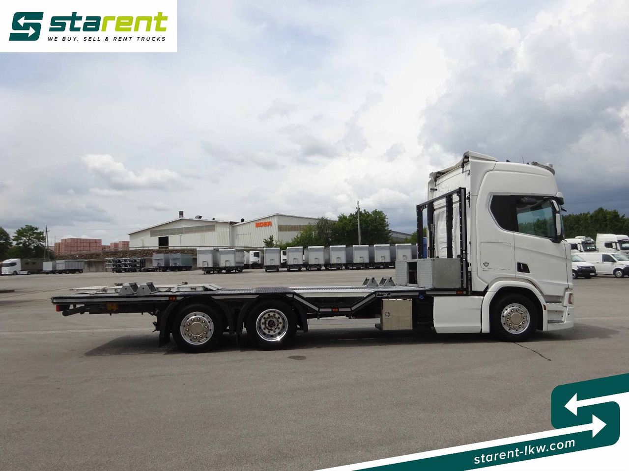 Scania R770 V8 Fahrzeugtransporter, Retarder, Seilwinde - משאית צד נופל/ שטוחה: תמונה 4 Scania R770 V8 Fahrzeugtransporter, Retarder, Seilwinde - משאית צד נופל/ שטוחה: תמונה 4