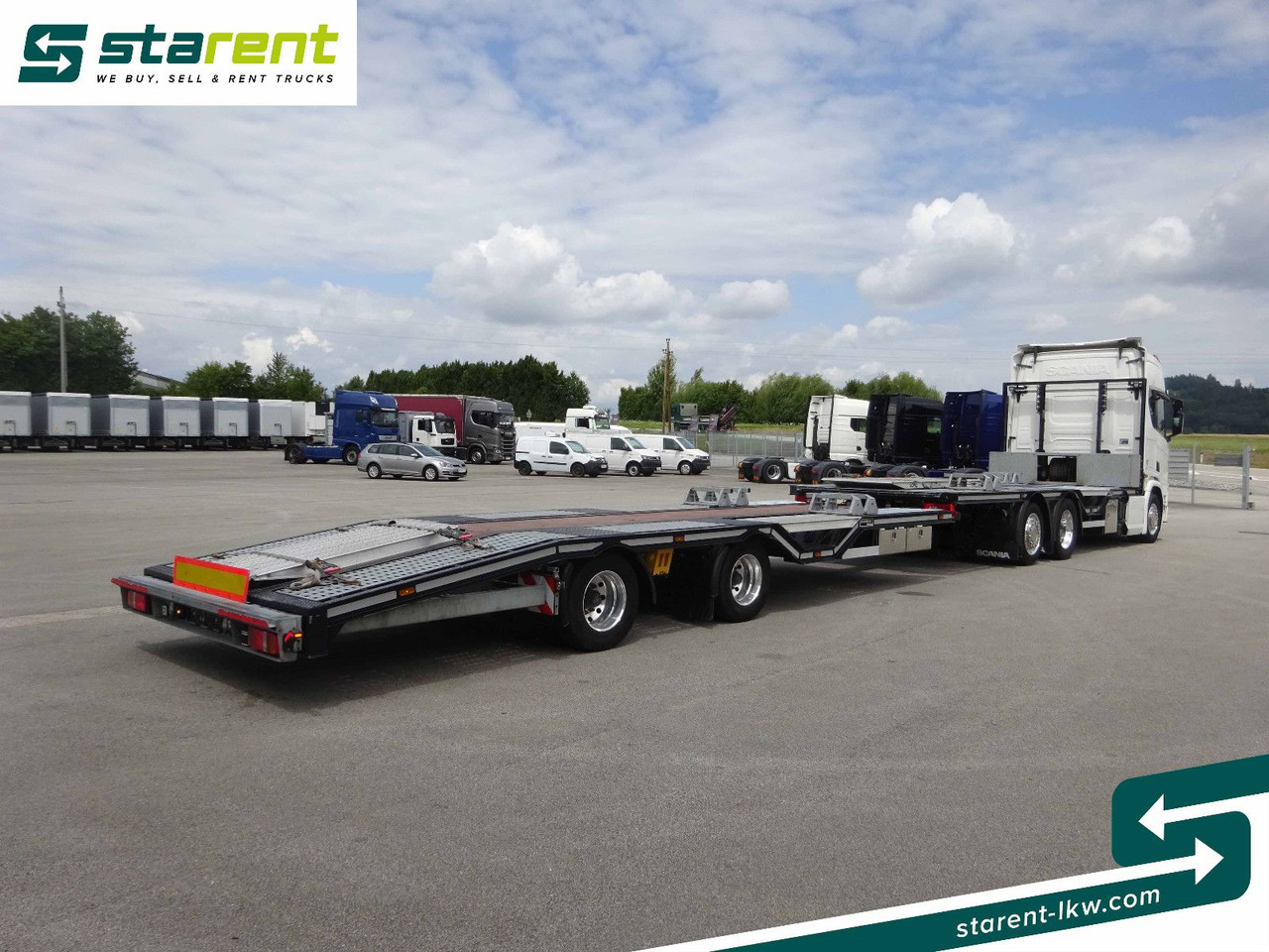 Scania R770 V8 Fahrzeugtransporter + Ziegler Anhänger - משאית גרירה: תמונה 5 Scania R770 V8 Fahrzeugtransporter + Ziegler Anhänger - משאית גרירה: תמונה 5