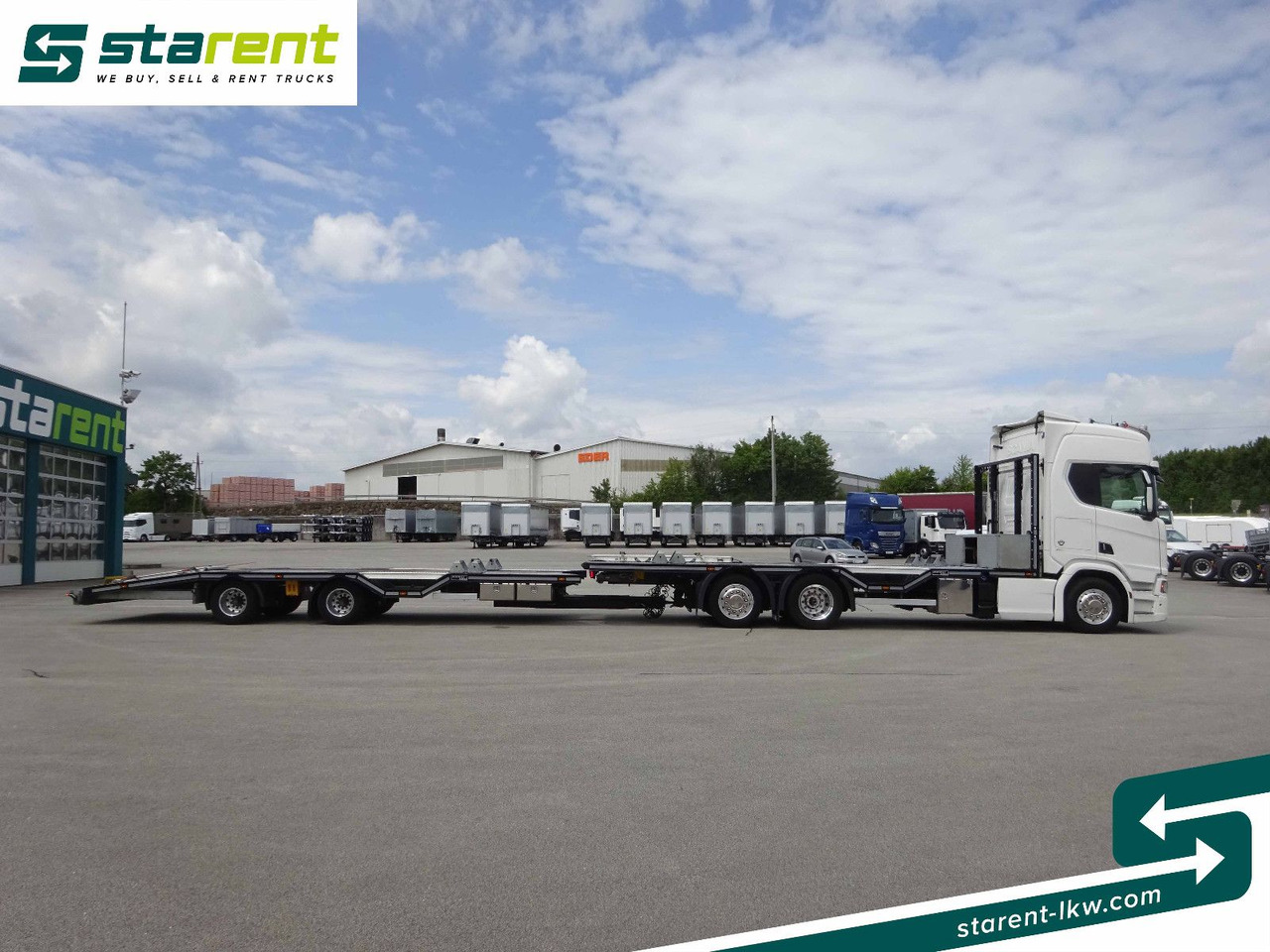Scania R770 V8 Fahrzeugtransporter + Ziegler Anhänger - משאית הובלה אוטומטית: תמונה 4 Scania R770 V8 Fahrzeugtransporter + Ziegler Anhänger - משאית הובלה אוטומטית: תמונה 4