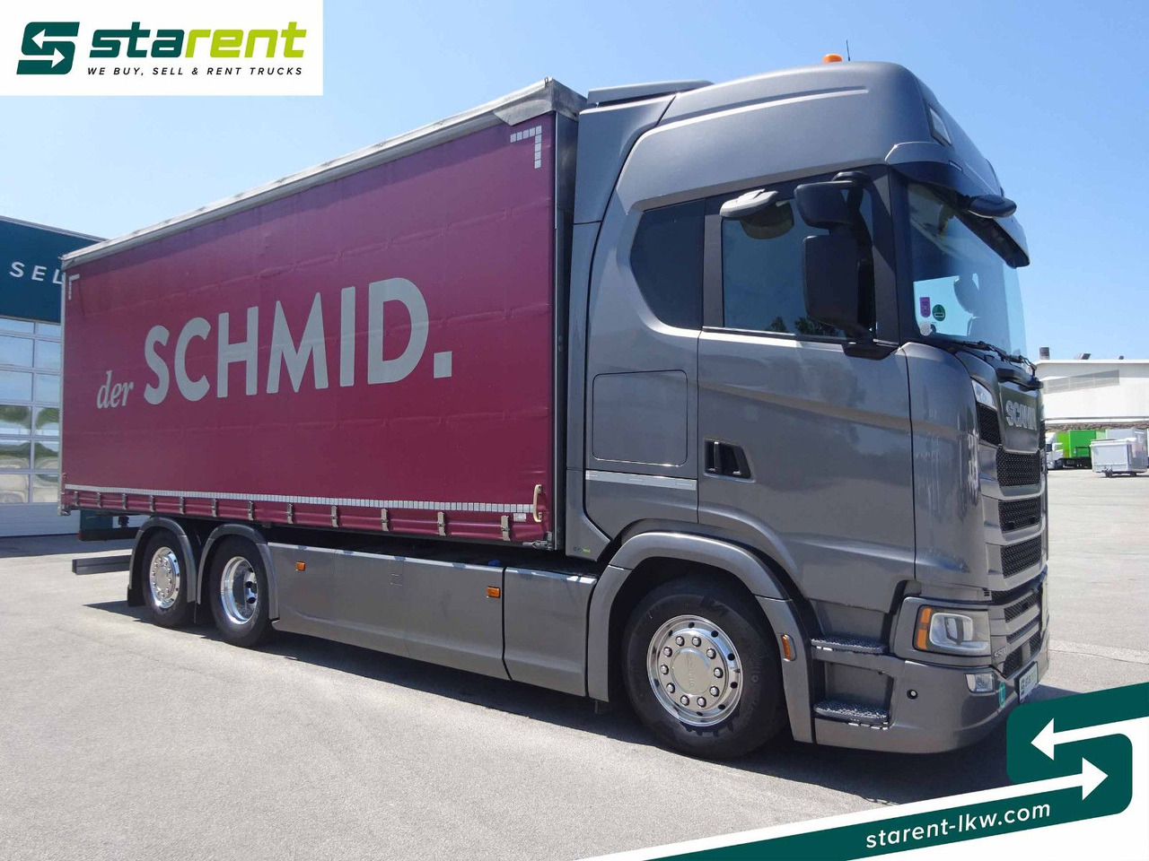 Scania S500 Planen Aufbau Schwarzmüller 6x2, Standklima - משאית וילונות צד: תמונה 3 Scania S500 Planen Aufbau Schwarzmüller 6x2, Standklima - משאית וילונות צד: תמונה 3