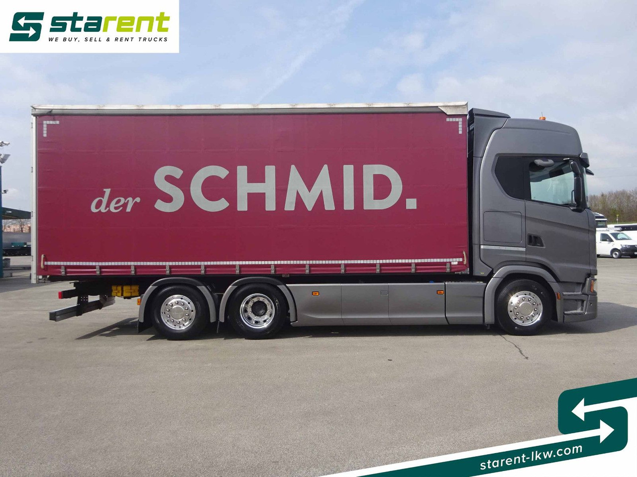 Scania S500 Planen Aufbau Schwarzmüller 6x2, Standklima - משאית וילונות צד: תמונה 4 Scania S500 Planen Aufbau Schwarzmüller 6x2, Standklima - משאית וילונות צד: תמונה 4