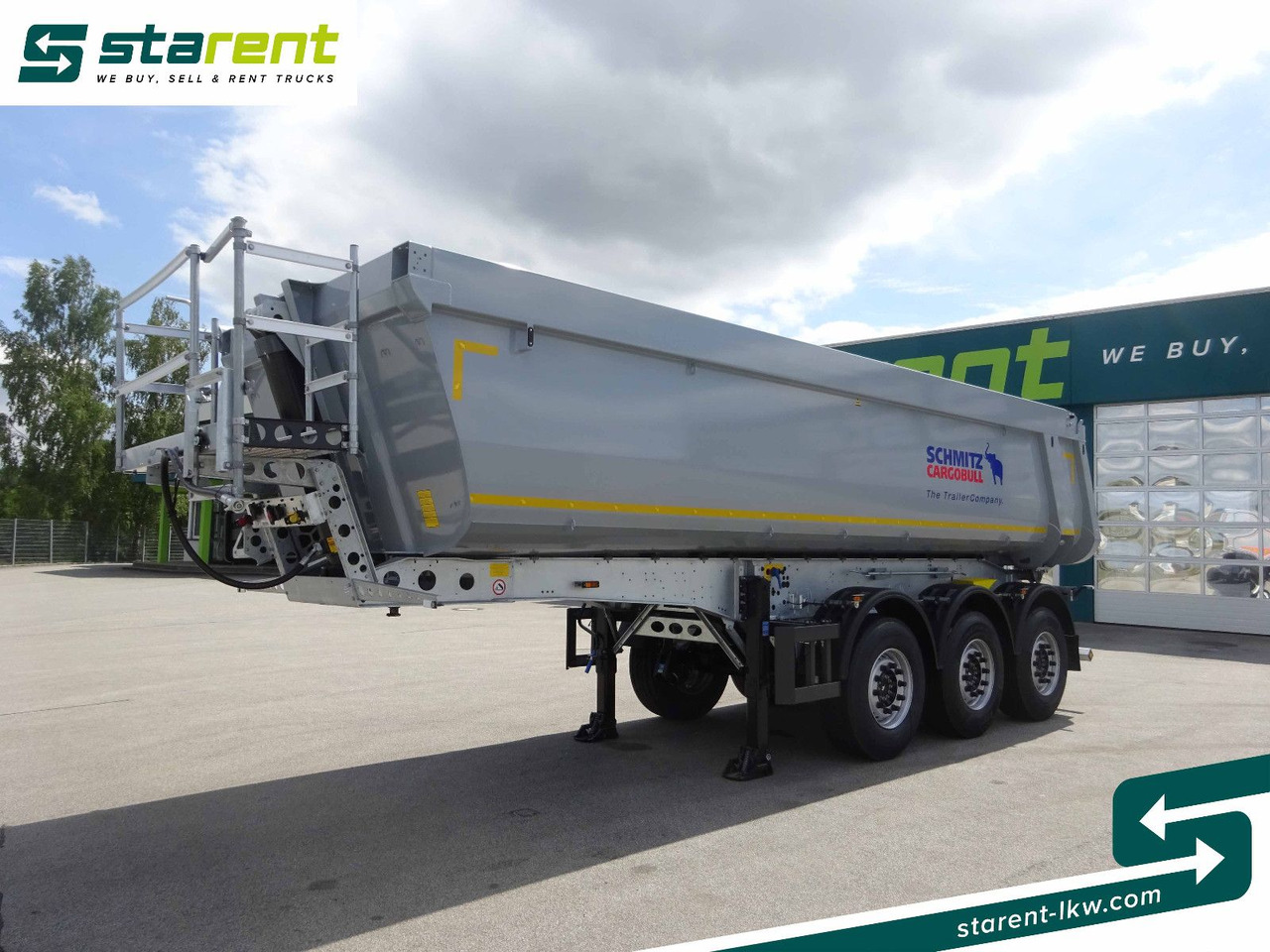 Schmitz Cargobull 3-Achs Kipper, 24m³, Liftachse - סמיטריילר עם מזהיר: תמונה 1 Schmitz Cargobull 3-Achs Kipper, 24m³, Liftachse - סמיטריילר עם מזהיר: תמונה 1
