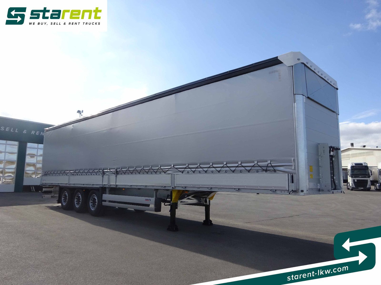 Schmitz Cargobull Tautliner, Bordwand 60cm, Hubdach, Liftachse - סמיטריילר עם וילונות צד: תמונה 3 Schmitz Cargobull Tautliner, Bordwand 60cm, Hubdach, Liftachse - סמיטריילר עם וילונות צד: תמונה 3