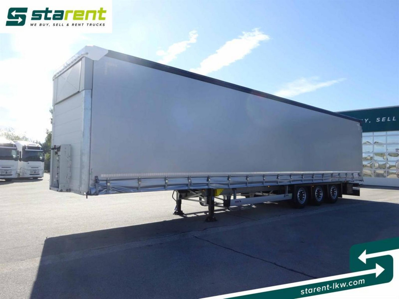 Schmitz Varios Hubdach Liftachse XL-Zertifikat Multilock - סמיטריילר עם וילונות צד: תמונה 1 Schmitz Varios Hubdach Liftachse XL-Zertifikat Multilock - סמיטריילר עם וילונות צד: תמונה 1