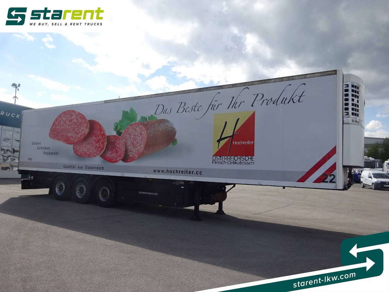 Schwarzmüller Thermotrailer, Thermo King SL400, Liftachse, SAF - סמיטריילר בתיבה סגורה: תמונה 3 Schwarzmüller Thermotrailer, Thermo King SL400, Liftachse, SAF - סמיטריילר בתיבה סגורה: תמונה 3