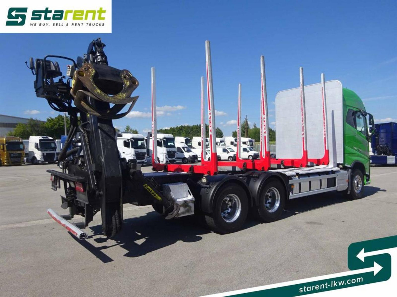 Volvo FH16 750 6x4 Holzaufbau mit Kran (Tajfun LIV120Z) - משאית עץ: תמונה 5 Volvo FH16 750 6x4 Holzaufbau mit Kran (Tajfun LIV120Z) - משאית עץ: תמונה 5