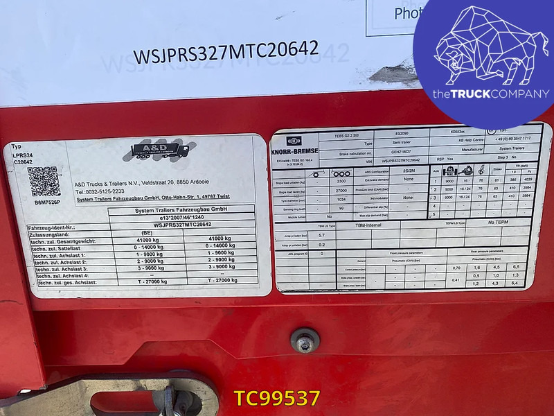 A&D - סמיטריילר עם וילונות צד: תמונה 2 A&D - סמיטריילר עם וילונות צד: תמונה 2