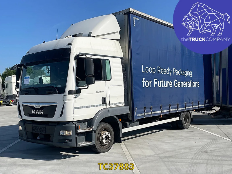 MAN TGL 220 - משאית וילונות צד: תמונה 1 MAN TGL 220 - משאית וילונות צד: תמונה 1