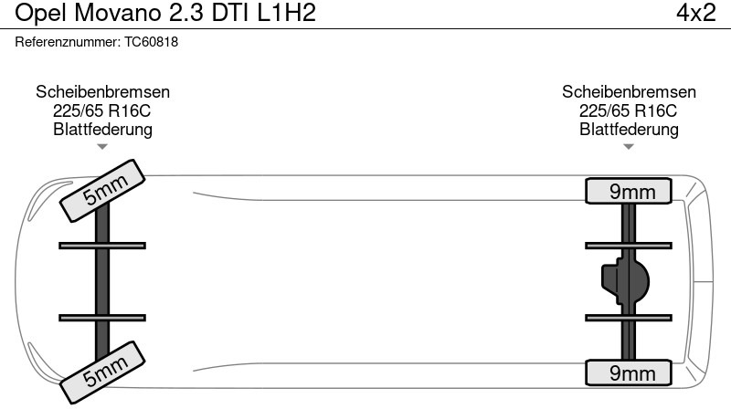 Opel Movano 2.3 DTI L1H2 - כלי רכב מסחרי קטן: תמונה 5 Opel Movano 2.3 DTI L1H2 - כלי רכב מסחרי קטן: תמונה 5