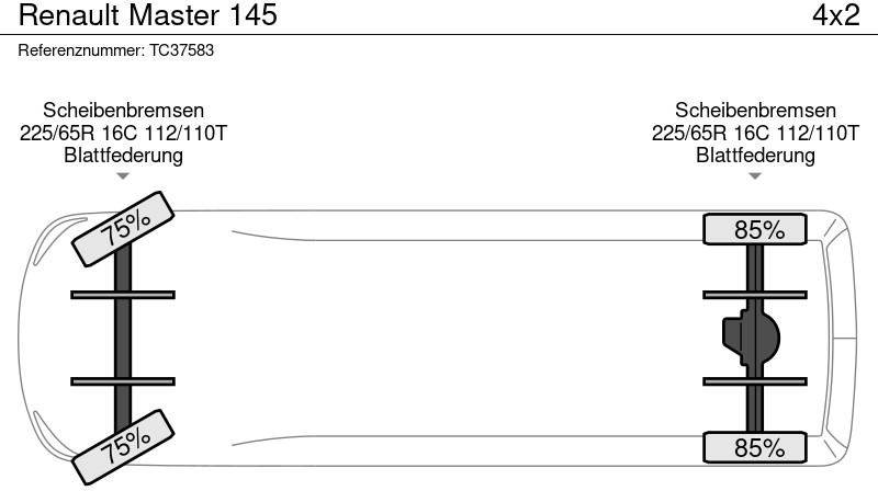 כלי רכב מסחרי Renault Master 145: תמונה 9