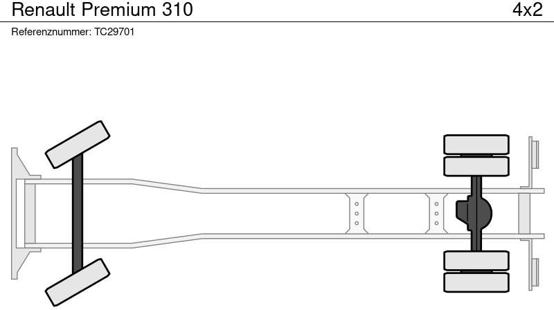 Renault Premium 310 - משאית צד נופל/ שטוחה: תמונה 3 Renault Premium 310 - משאית צד נופל/ שטוחה: תמונה 3