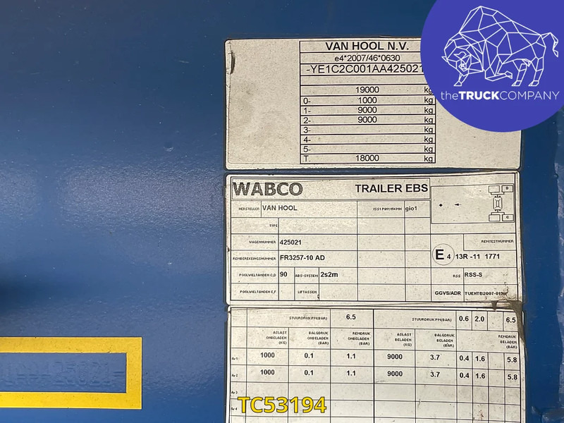 Van Hool - קרון נגרר עם וילונות צד: תמונה 3 Van Hool - קרון נגרר עם וילונות צד: תמונה 3