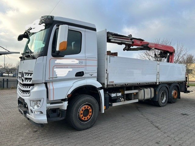 Mercedes-Benz 2545 Kran FASSI F195AS Mercedes-Benz 2545 Kran FASSI F195AS - משאית צד נופל/ שטוחה, משאית מנוף: תמונה 1 Mercedes-Benz 2545 Kran FASSI F195AS Mercedes-Benz 2545 Kran FASSI F195AS - משאית צד נופל/ שטוחה, משאית מנוף: תמונה 1