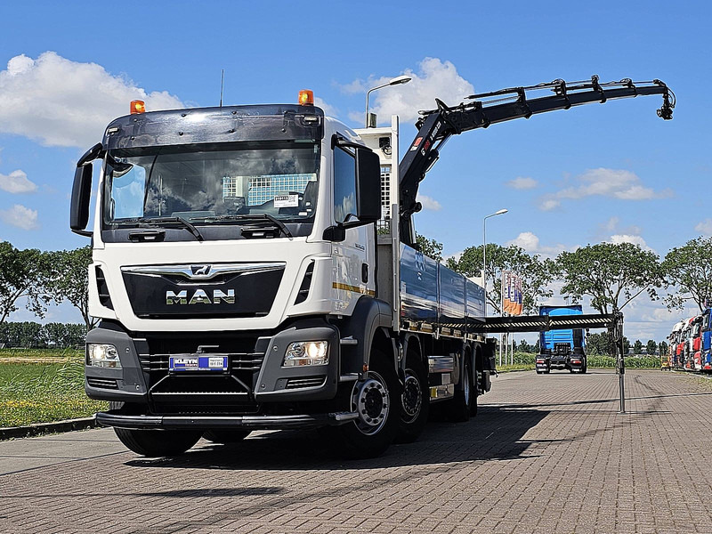 MAN 35.420TGS HIAB228ES5,8x2*4 - משאית צד נופל/ שטוחה, משאית מנוף: תמונה 1 MAN 35.420TGS HIAB228ES5,8x2*4 - משאית צד נופל/ שטוחה, משאית מנוף: תמונה 1