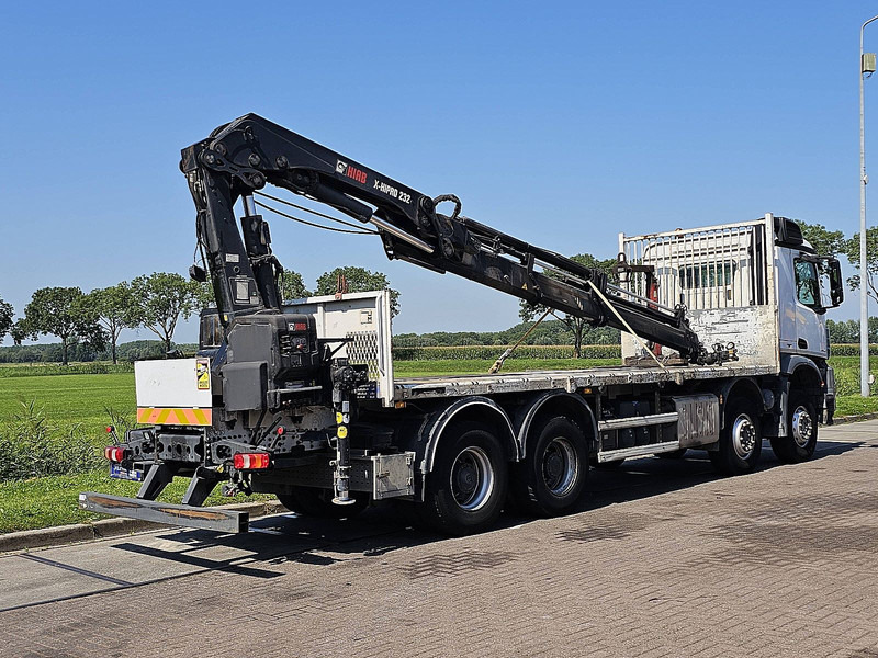 Mercedes-Benz AROCS 3240 HIABX-Hipro 232ES-5 - משאית צד נופל/ שטוחה, משאית מנוף: תמונה 3 Mercedes-Benz AROCS 3240 HIABX-Hipro 232ES-5 - משאית צד נופל/ שטוחה, משאית מנוף: תמונה 3