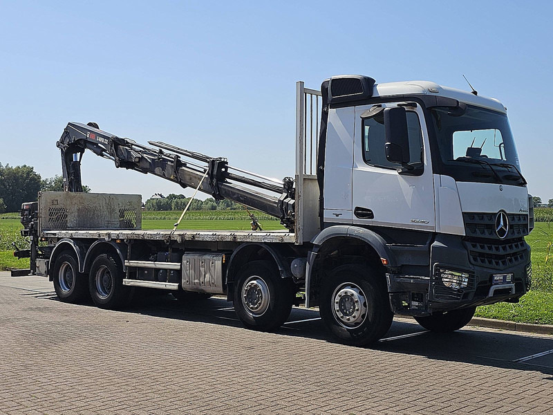 Mercedes-Benz AROCS 3240 HIABX-Hipro 232ES-5 - משאית צד נופל/ שטוחה, משאית מנוף: תמונה 5 Mercedes-Benz AROCS 3240 HIABX-Hipro 232ES-5 - משאית צד נופל/ שטוחה, משאית מנוף: תמונה 5