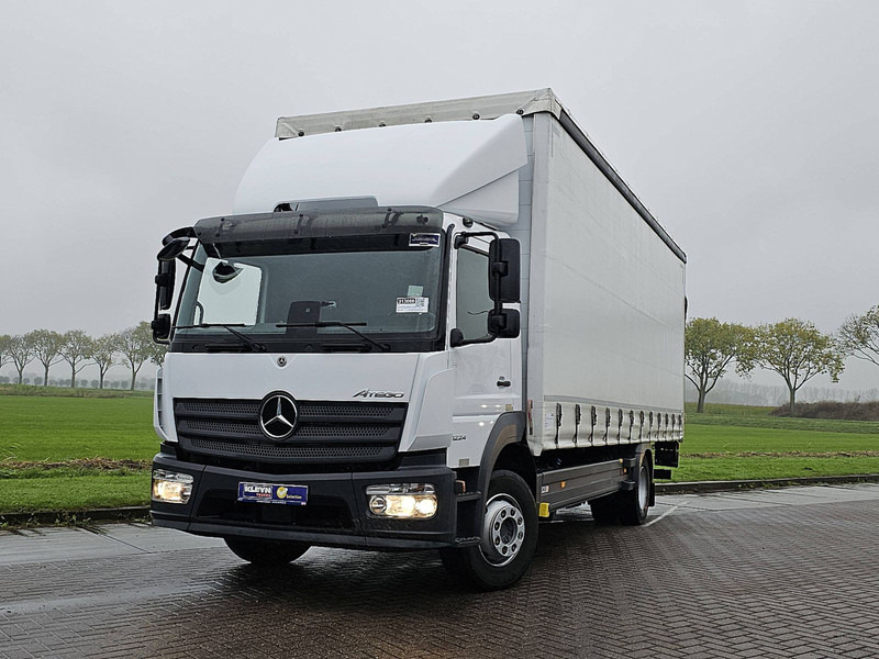 Mercedes-Benz ATEGO 1224 AHK,Edscha,Dautel - משאית וילונות צד: תמונה 1 Mercedes-Benz ATEGO 1224 AHK,Edscha,Dautel - משאית וילונות צד: תמונה 1