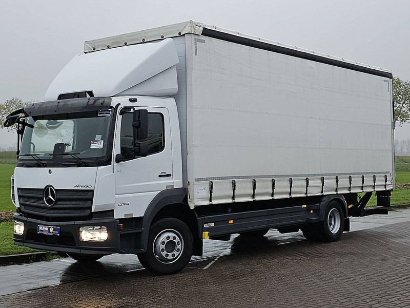 Mercedes-Benz ATEGO 1224 AHK,Edscha,Dautel - משאית וילונות צד: תמונה 2 Mercedes-Benz ATEGO 1224 AHK,Edscha,Dautel - משאית וילונות צד: תמונה 2