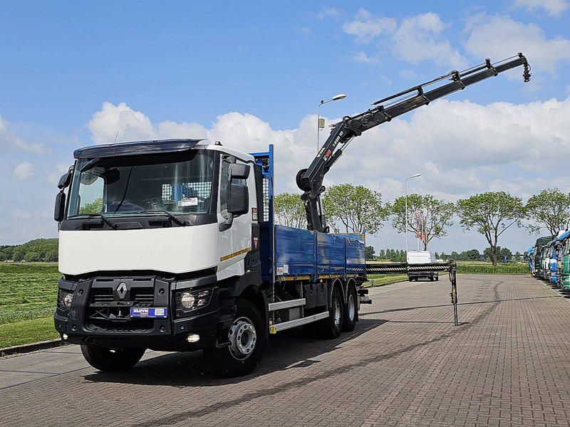 Renault K 430 HIAB 188ES4 - משאית צד נופל/ שטוחה, משאית מנוף: תמונה 2 Renault K 430 HIAB 188ES4 - משאית צד נופל/ שטוחה, משאית מנוף: תמונה 2
