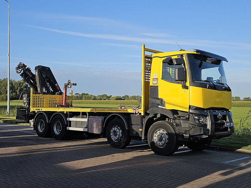 Renault K 430 HIAB 232ES-5 - משאית צד נופל/ שטוחה, משאית מנוף: תמונה 5 Renault K 430 HIAB 232ES-5 - משאית צד נופל/ שטוחה, משאית מנוף: תמונה 5