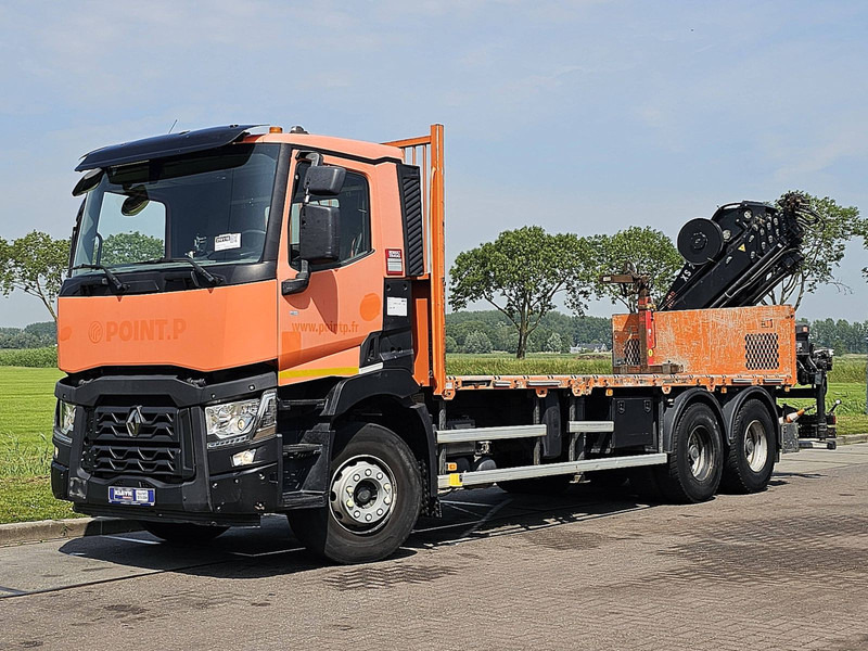Renault K 430 HIAB211EP5 - משאית צד נופל/ שטוחה, משאית מנוף: תמונה 2 Renault K 430 HIAB211EP5 - משאית צד נופל/ שטוחה, משאית מנוף: תמונה 2