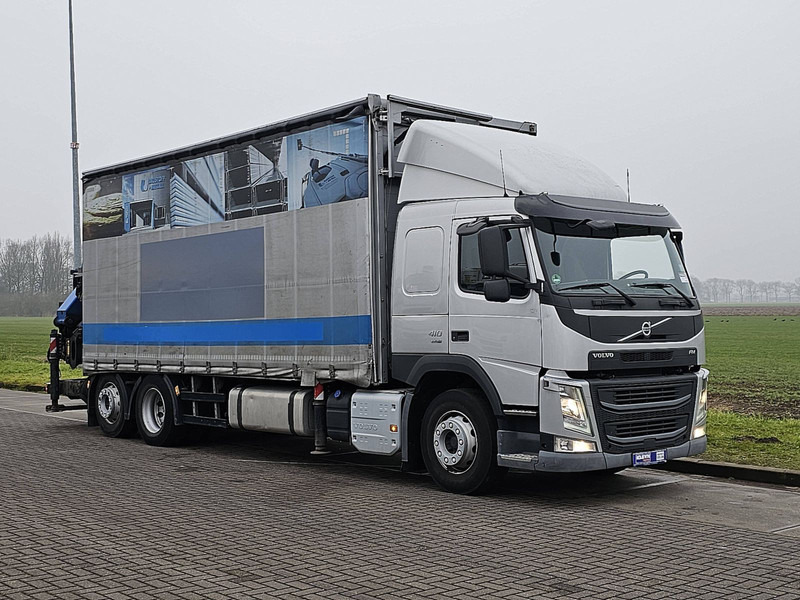 Volvo FM 410 - משאית וילונות צד, משאית מנוף: תמונה 5 Volvo FM 410 - משאית וילונות צד, משאית מנוף: תמונה 5