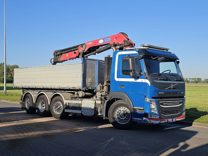 Volvo FM 460 8X2 HMF 3220 K5 - משאית צד נופל/ שטוחה, משאית מנוף: תמונה 5 Volvo FM 460 8X2 HMF 3220 K5 - משאית צד נופל/ שטוחה, משאית מנוף: תמונה 5